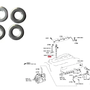 ARANDELA INYECTOR HILUX 2005- / SW4 2005- * BASE * LLEVA 4