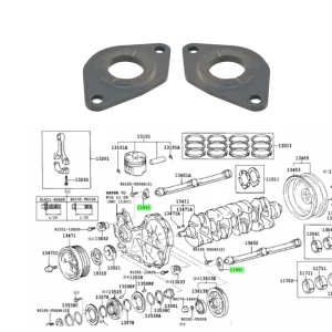 ARANDELA EJE BALANCEADOR HILUX 2005- 3.0 / SW4 2005- *LLEVA 2*