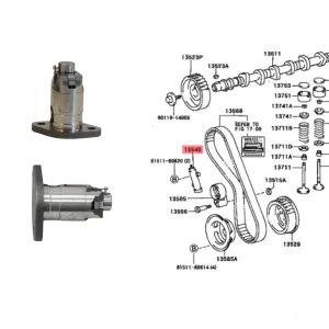 AMORTIGUADOR TENSOR DISTRIBUCION COROLLA 2011- 2ZRFE *CADENERO*