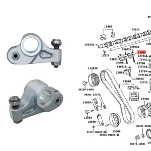 BALANZIN VALVULAS Nº2 LAND CRUISER 100