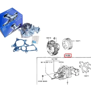 BOMBA AGUA HILUX 2005- / SW4 2005- JAPON