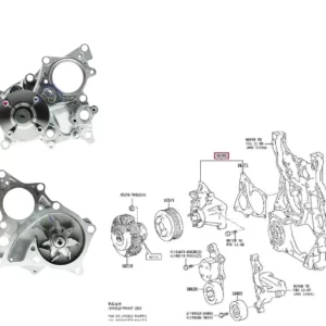 BOMBA AGUA HILUX 2016- DIESEL 1GD 2GD AISIN