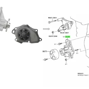 BOMBA AGUA RAV 01/11 / CAMRY 2.4 2AZ-FE*TOJAKO*