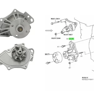 BOMBA AGUA RAV 01/11 / CAMRY 2.4 2AZ-FE JAPON