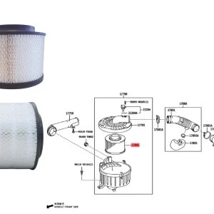FILTRO AIRE HILUX 2005- TODAS / SW4 2005- TODAS TA