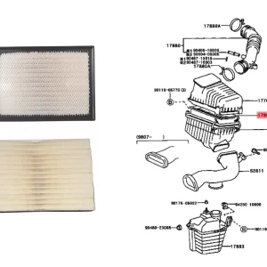 FILTRO AIRE HILUX 2016- / SW4 2016- IMP