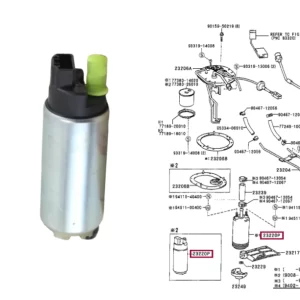 BOMBA NAFTA COROLLA 2005- ORIG 1ZZ - * SOLA *