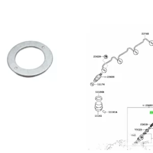 ARANDELA A RETORNO INY. HILUX 92/2004 3L-5L-1KZ / COROLLA 2CT / CORONA 2CT