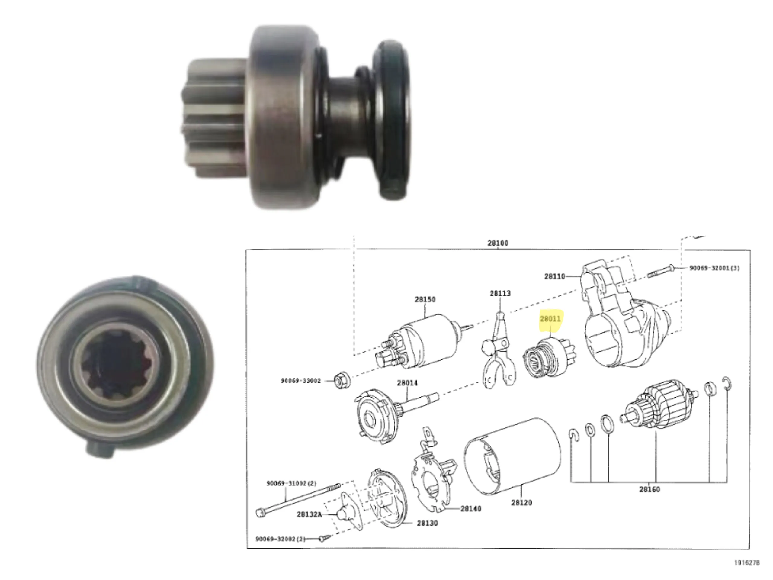 BENDIX COROLLA 2011-14 CAJA MANUAL IMP