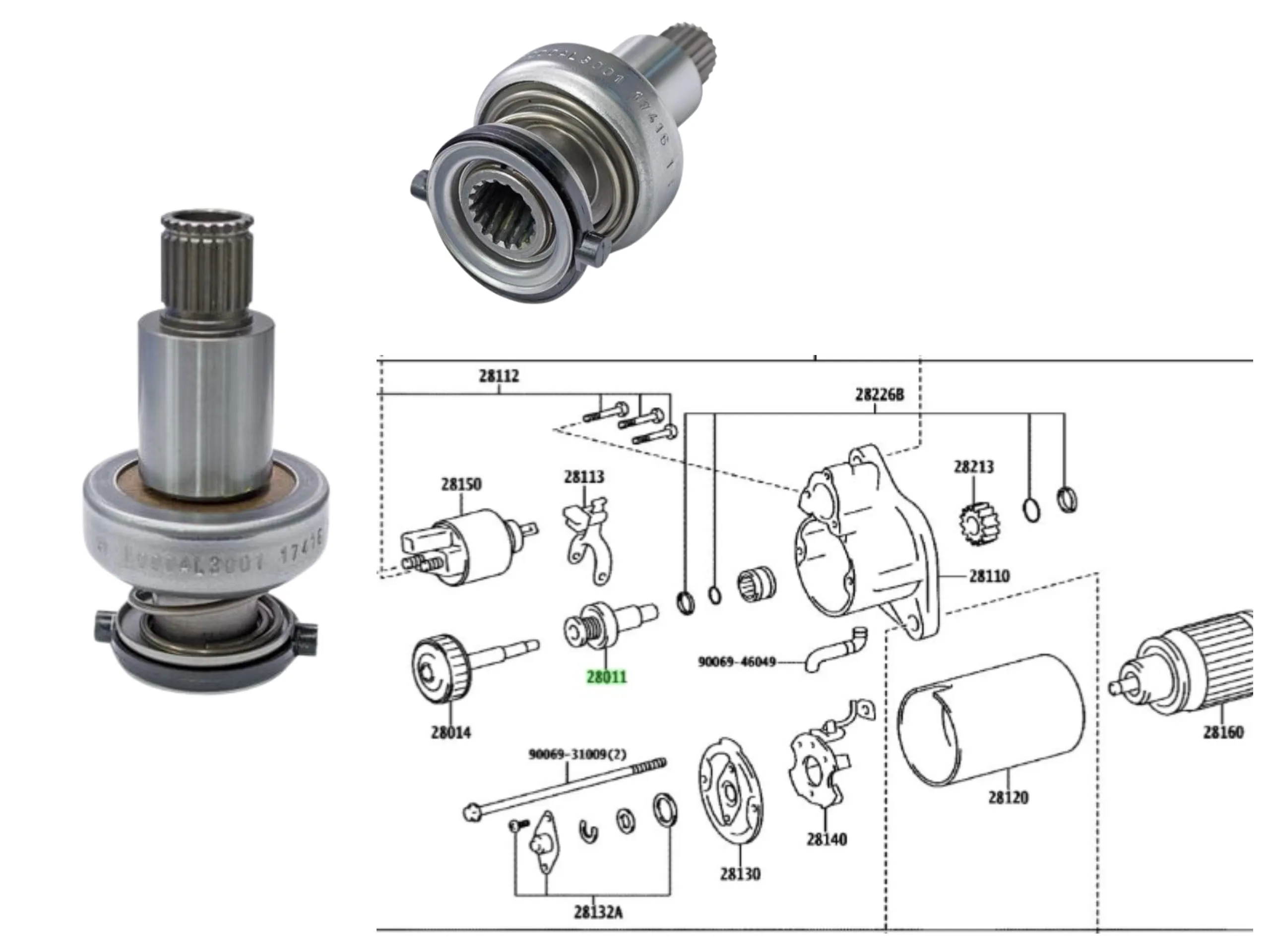 BENDIX HILUX 2016- / SW4 2016- P/BURRO BOSCH ORIG
