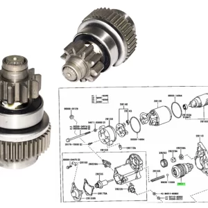 BENDIX HILUX 92-2004 10d 3L / 5L * LARGO 83MM* ORIG