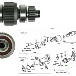 BENDIX SW4 97/2003 - HILUX TURBO 02/04 1KZT ORIG = 28011-54260