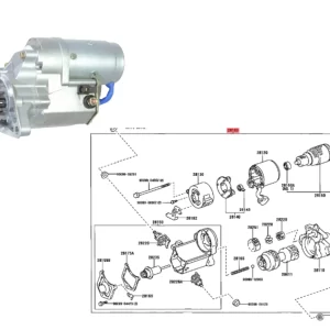 BURRO ARRANQUE HILUX 2L / 3L / 5L TAILAND.