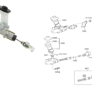 BOMBA EMBRAGUE COROLLA 92/2001 TODOS JAPON AISIN ORIG
