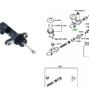 BOMBA EMBRAGUE HILUX 92/2004 TWN *ECON* SIN DEPOSITO SIN GARANT