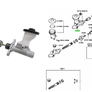 BOMBA EMBRAGUE HILUX 92/2004 TAILANDIA / TWN