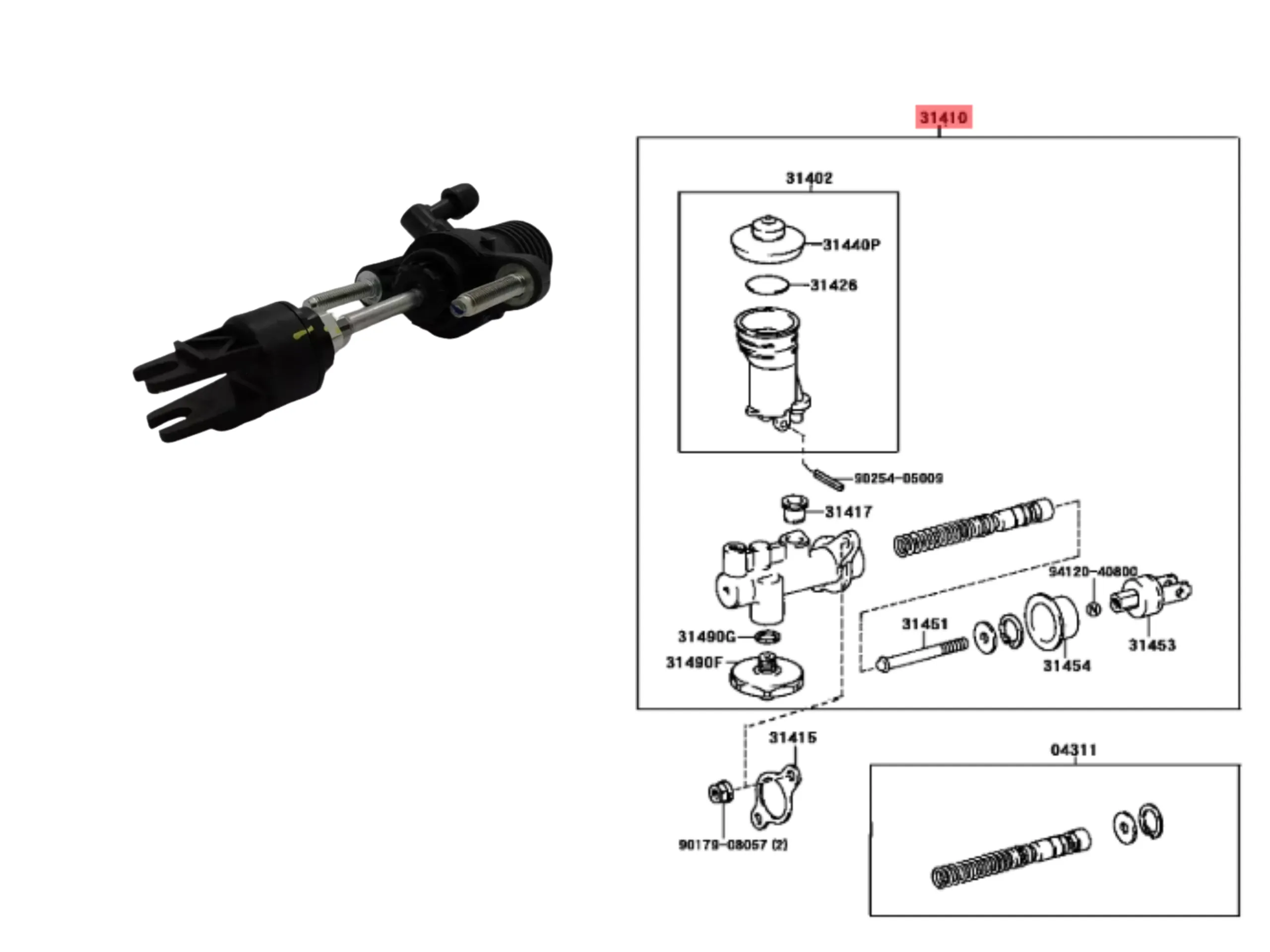 BOMBA EMB HILUX 2016- 2400 2GD AISIN