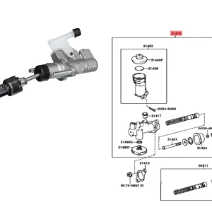 BOMBA EMBRAGUE COROLLA 02/08 TODOS TWN