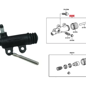 BOMBIN EMBRAGUE HILUX 92/2004 JAPON * AISIN ORIG *