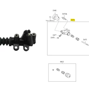 BOMBIN EMBRAGUE RAV 4 2001/2008 JAP *AISIN*