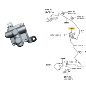 ACUMULADOR EMBRAGUE HILUX 2005- / SW4 2005-