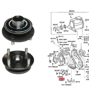 BRIDA SALIDA CAJA TRANSFERENCIA HILUX 2005- / SW4 2005- DELANTERO