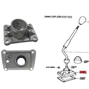 BASE PALANCA CAMBIO HILUX 4X4 92/2001