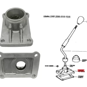 BASE PALANCA CAMBIO HILUX 4X2 92/2001 ORIG