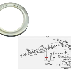 ARANDELA A DEFLECT.DIF TRASERO HILUX 2002-15 *DIF DANA*