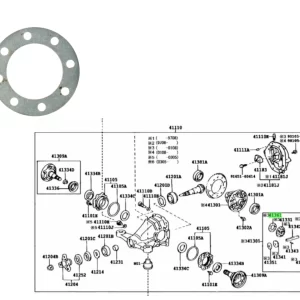 ARANDELA PLANETARIO HILUX 99/2004 DIF.DANA S/AUTOBLOCANTE * lleva 2 *