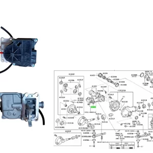 ACTUADOR DIFERENCIAL DELANTERO 4X4 HILUX 2005-23 TOYAKO