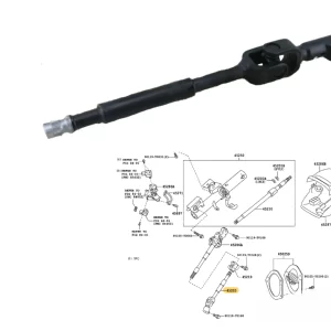 ARTICULACION INFERIOR COLUMNA DIRECCION HILUX / SW4 2012-