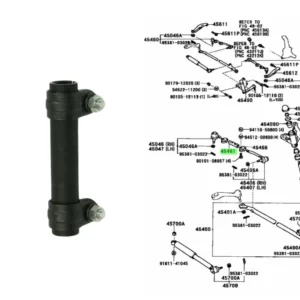 BARRA UNION EXTREMOS HILUX 92/2004 TODAS *TOYAKO*