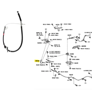 CABLE FRENO MANO SW4 2016- DELANTERO TODAS ALTERNATIVO