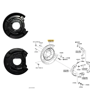 CHAPA DEFLECTORA FRENO ESTAC SW4 2016-