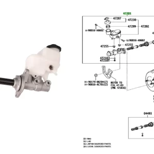 BOMBA FRENO HILUX 2013-15 TWN *CHASIS*