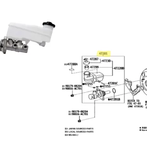 BOMBA FRENO HILUX/ SW4 2016- 1GD /2GD C.MANUAL*