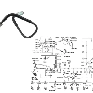 CAÑO FRENO TRASERO HILUX 2005-