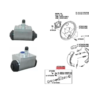 CILINDRO FRENO TRASERO HILUX / SW4 2005- TODAS