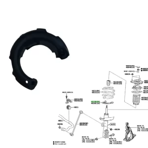 BASE APOYO INFERIOR ESPIRAL DELANTERO COROLLA CROSS