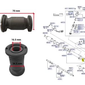 BUJE CAJA DIRECCION SW4 96/2003 LARGO *LLEVA1* TWN
