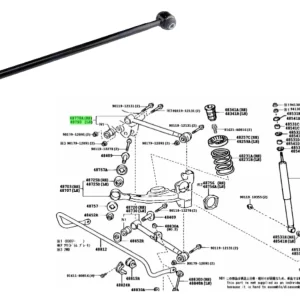 BRAZO SUSPENSION TRASERO RAV 2001-05