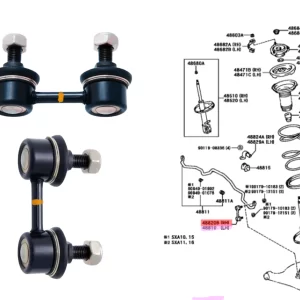 BIELETA ESTABILIZADORA DELANTERO  RAV 96/2001 TODAS JAPON