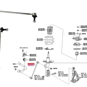 BIELETA ESTABILIZADORA DELANTERO  RAV 2001-05 / TIGGO 2009-19 TODAS TOYAKO