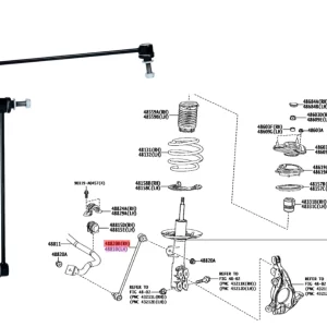 BIELETA ESTABILIZADORA DELANTERO RAV 2006- TODAS / PRIUS