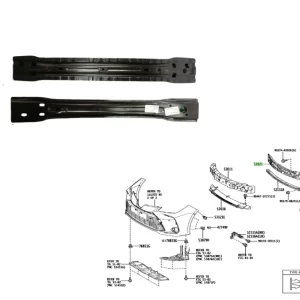 ALMA PARAGOLPE DELANTERO COROLLA 2020- COROLLA CROSS 2021-