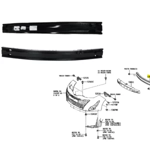 ALMA PARAGOLPE DELANTERO  YARIS 2022- *CHASIS*