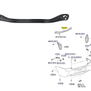 ALMA PARAGOLPE TRASERO ETIOS 5PUERTAS