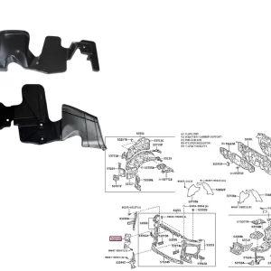 ALETA FRENTE INTERIOR HILUX 2012-15 RH IMP