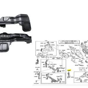 ALETA FRENTE INTERIOR COROLLA 2017- LH